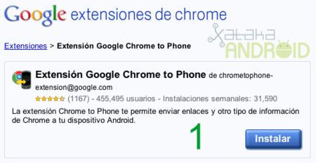 Chrome to Phone to Chrome
