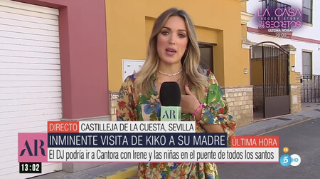 Marta Riesco reaparece en televisión con una camisa de 'Flores'. ¿Casualidad? No lo creo.