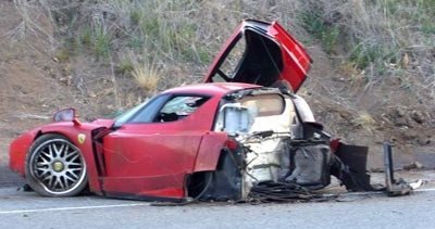 Capítulo final del Ferrari Enzo destrozado