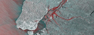 The brutal floods facing Portugal and western Spain, seen from space