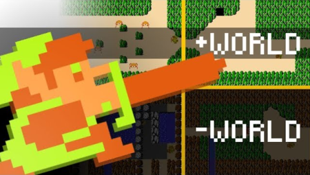 El clásico The Legend of Zelda de NES también tiene su Minus World, y está lleno de cosas surrealistas