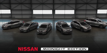 Nissan tampoco se queda atrás y expande a seis modelos su Midgnight edition