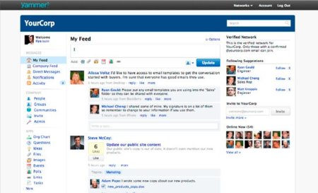 Microsoft podría adquirir Yammer por mil millones de dólares