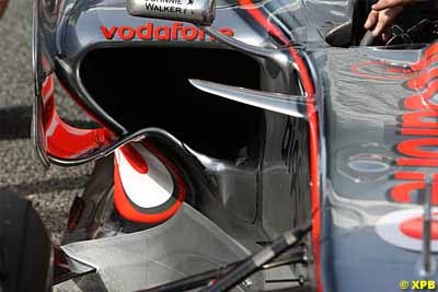 McLaren prueba unas nuevas aletas en el MP4-23