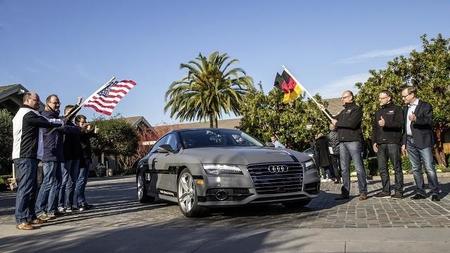 Un Audi A7 Sportback llega de forma autónoma desde Silicon Valley a Las Vegas