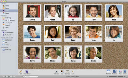 ¿Problemas con las caras en iPhoto'09? Repara tu biblioteca de fotografías