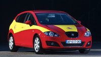 SEAT León 100% español, con los colores de la bandera de España