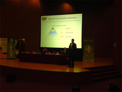 Desde el congreso OJObuscador: Google, Windows Live, Ask, Exalead y Yahoo!