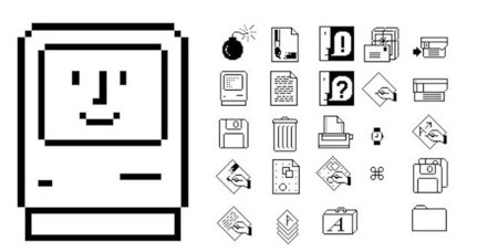 Historia de la iconografía usada por los Macs