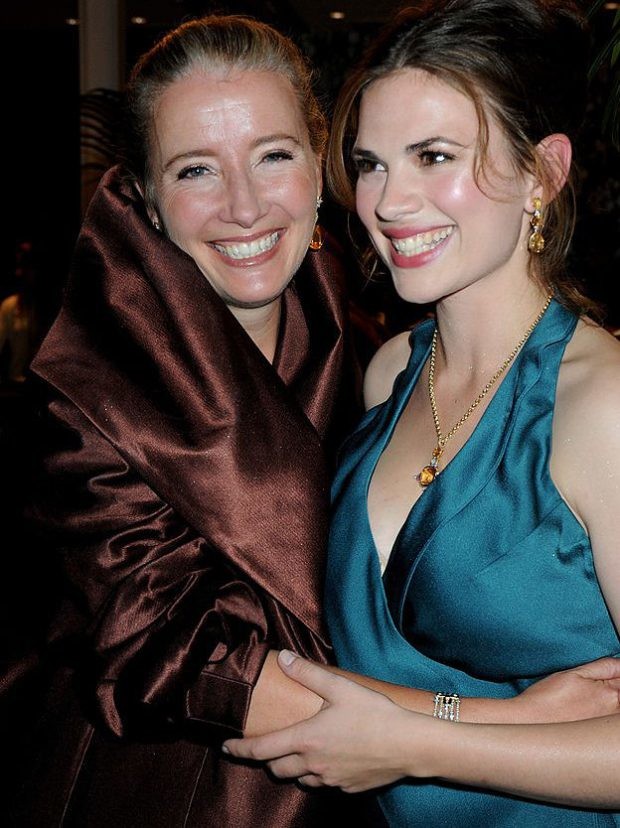 Emma Thompson y Hayley Atwell en la premiere de Brideshead Revisited