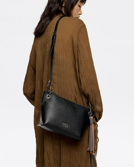 Bandolera De Mujer Trapecio Mediano Piel