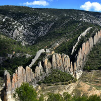 La Muralla China de Huesca tiene 840 metros. Hace 969 años, un señor de la guerra construyó su castillo en ella 