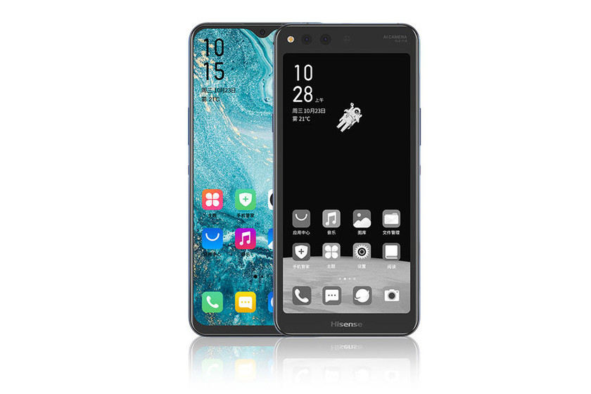 HiSense A6L: móvil por un lado, lector de eBooks por el otro