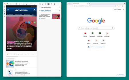 Las pestañas verticales mejoradas de Edge son otro argumento más para ganar a Chrome en productividad