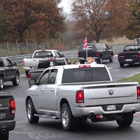 Algo que no esperabas ver: 1,152 Dodge RAM en el Nürburgring