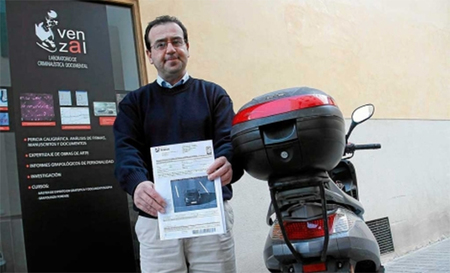 El colmo de la recaudación: una multa falsificada en Photoshop