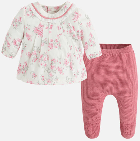 Conjunto Blusa Y Polaina Primera Puesta