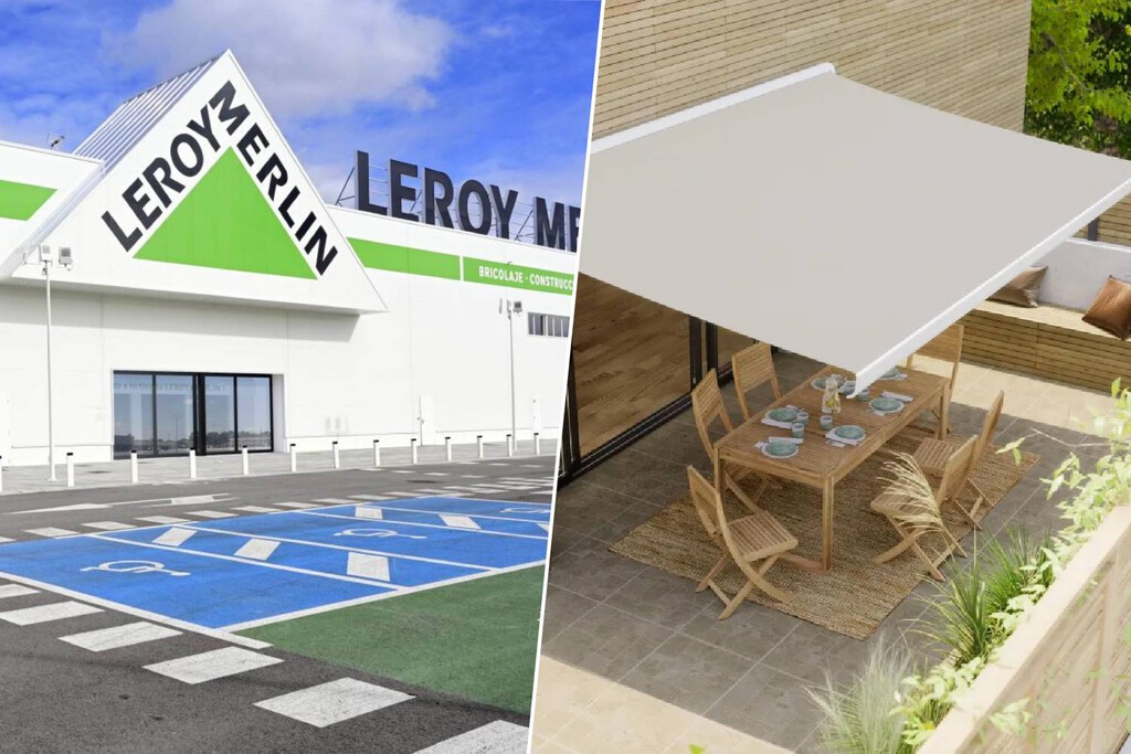 Leroy Merlin tiene un toldo motorizado con cofre y tejido de alta resistencia: la solución perfecta contra el sol para tu terraza