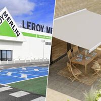 Leroy Merlin vende este toldo motorizado para la terraza: de tela resistente y totalmente camufable en invierno