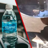 Una botella de agua te puede prender fuego al coche: si lo dejas al sol el efecto lupa puede alcanzar 400ºC