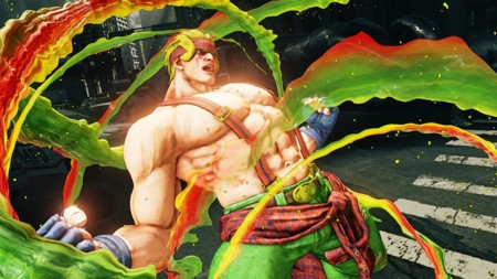 Alex está listo para pulverizar a sus rivales y con él llegan montones de novedades a Street Fighter V