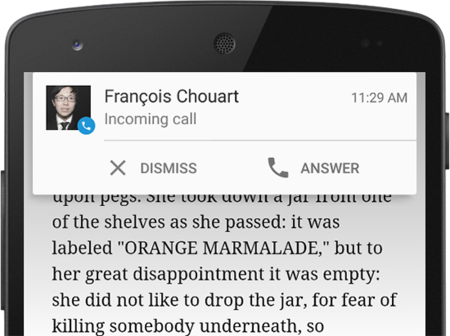 Notification Headsup 1