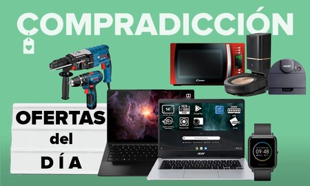 Ofertas del día y chollos en Amazon: herramientas Bosch, robots de limpieza Roomba, microondas Candy o portátiles Chromebook Acer y ASUS a precios rebajados