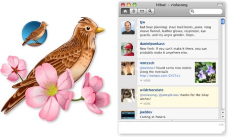 Hibari, nuevo cliente de Twitter para Mac OS X
