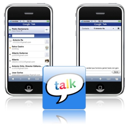 Google Talk optimizado para el iPhone/iPod Touch