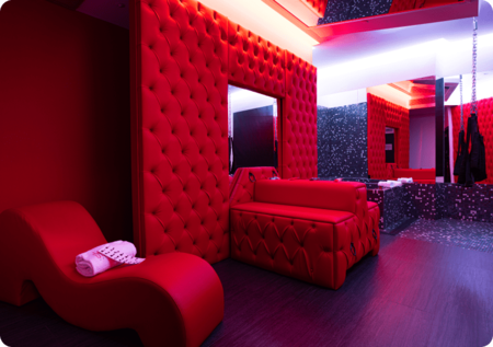 Una de las suites del Hotel Loob