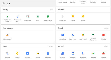 Google Now está probando interfaz llena de iconos para facilitar tus búsquedas