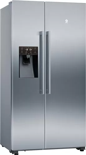 Balay - Frigorífico Americano XXL, NoFrost, Dispensador de Agua y Hielo, Cajones Fresh, Acero Inoxidable, 3FAE494XE