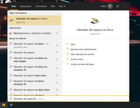 Liberador De Espacio Windows 10