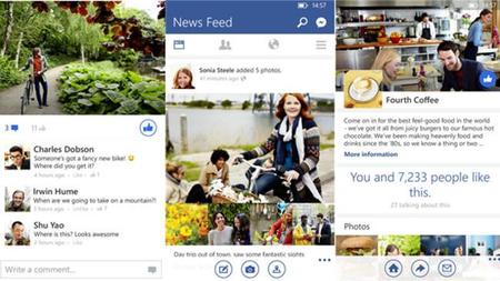 Facebook se actualiza en Windows Phone con nuevo diseño y mejoras en el rendimiento