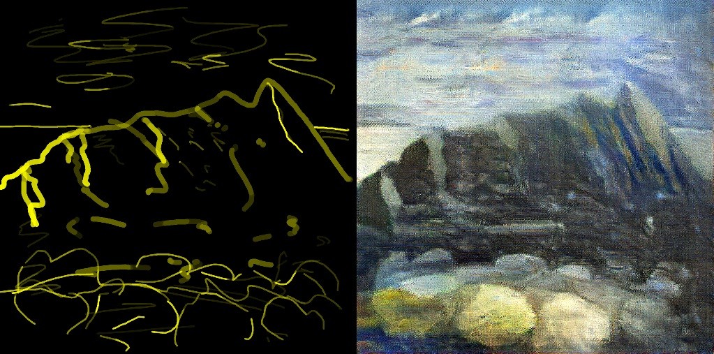 Una inteligencia artificial convierte tus bocetos en obras de arte