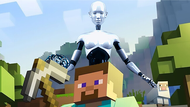 Portada Minecraft Ia