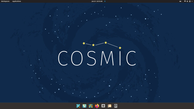 Linux System 76 Pop Os Cosmic