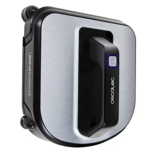 Cecotec Robot Limpia Cristales Conga WinDroid Excellence 970, con Navegación Itech Win 3.0, 4 Modos de Limpieza, Limpieza en 5 etapas, Mando a Distancia, 4 Metros de acción
