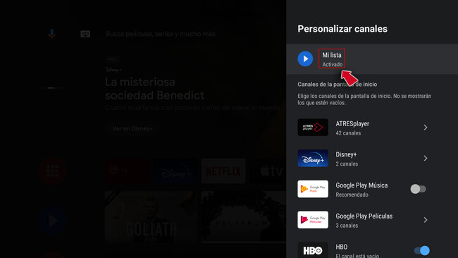 Cómo configurar la pantalla de inicio de tu televisor con Android TV ...