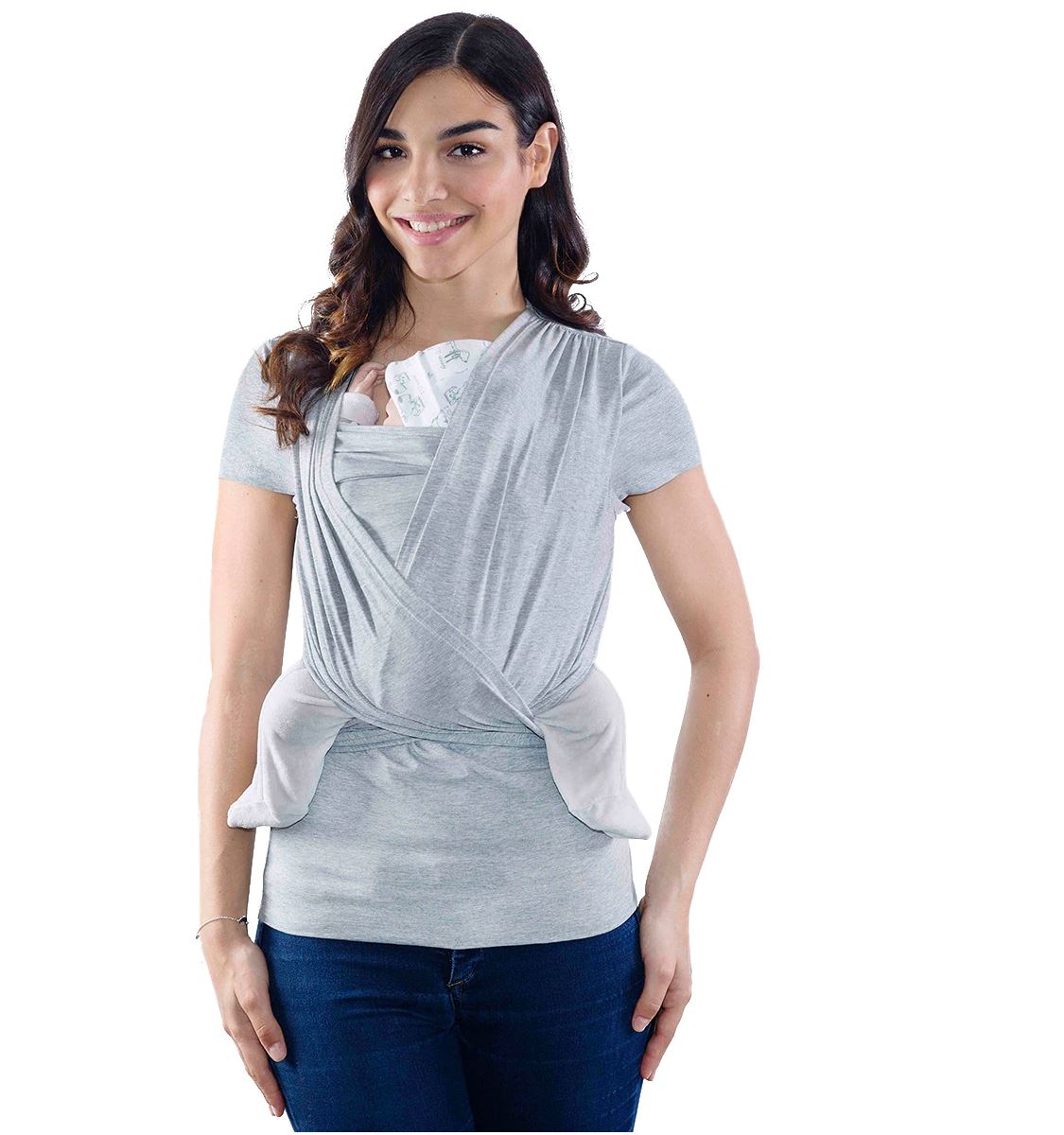 Camiseta Portabebés Quokkababy QBCAM Grey XL gris