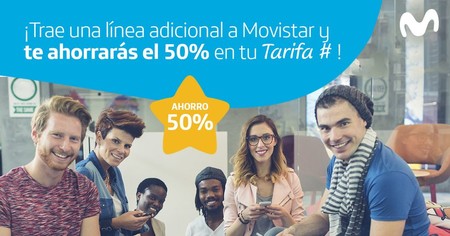 Los descuentos en líneas adicionales llegan a Movistar: 50% de descuento en sus tarifas de contrato