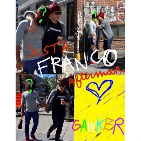 James Franco enamorado, James Franco saliendo con un chico ¿Quién es el hombre misterioso?