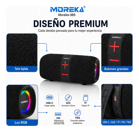 Bocina Portatil Moreka 385