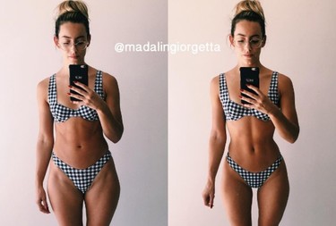 Cada vez es más difícil creer lo que vemos en Instagram: esta 'fitness blogger' nos lo demuestra con solo dos fotos
