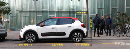 Citroen C3 2017 Dimensiones