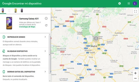 「デバイスを探す」の Web バージョン
