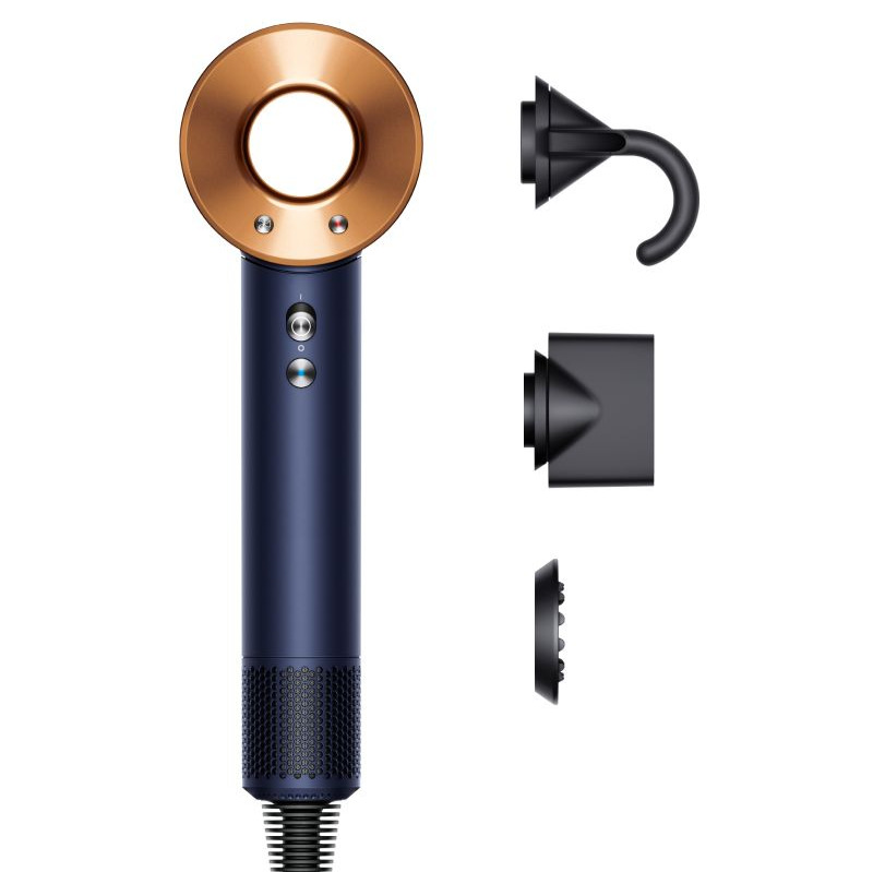 Secador de pelo Dyson Supersonic™ Liso+Ondulado (Azul de Prusia/Cobre)