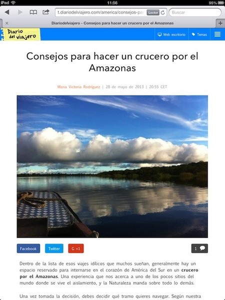 diario del viajero tableta
