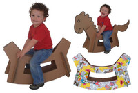 Billy Rocker: balancín de cartón personalizable