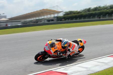 Dani Pedrosa se rubrica como el piloto a batir tras el último día de test en Sepang